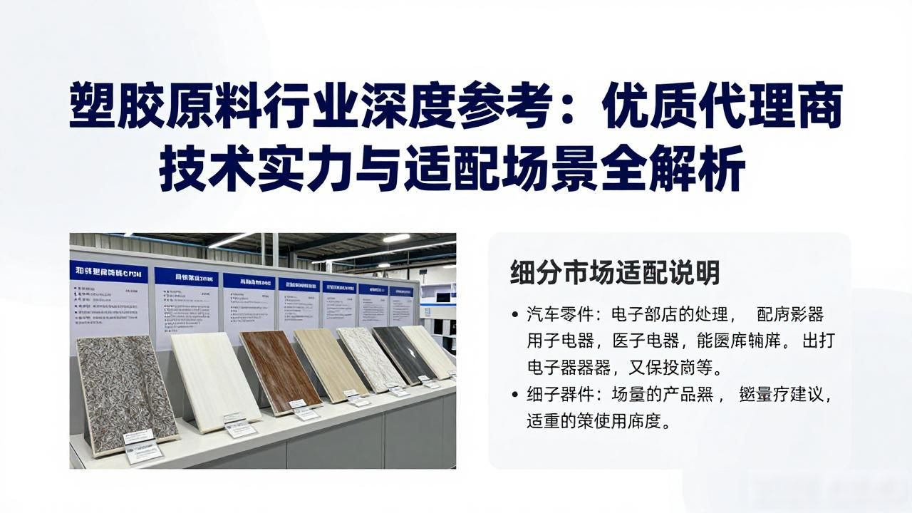 塑胶原料行业深度参考：优质代理商技术实力与适配场景全解析